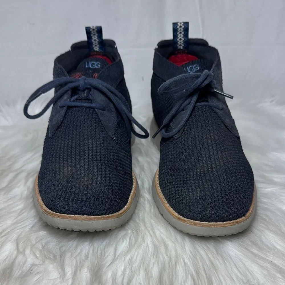 UGG Union. Chukka Men's‎ Navy Hyper Weave Casual Shoe Sz 9